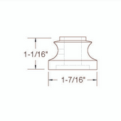 Level Base Shoe 5/8 Square Iron