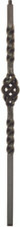 Solid Square 1-3/16" Basket Newel