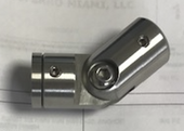 Angle connector for 1/2" Tube - Round  Surface