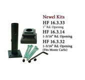 Round 1 inch Newel Mount Kit