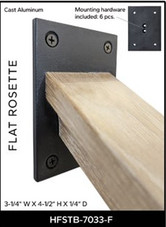 Flat Metal Wall Rosette Flat Metal Wall Rosette