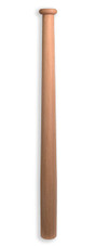 Round Newel with Cap 3-1/2" X 46