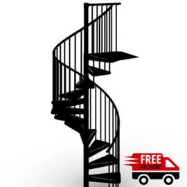 Rintal Exterior Spiral Staircase - Large