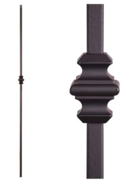Single Knuckle Iron Baluster