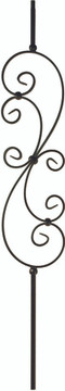 Skinny 5" Scroll 1/2" Iron