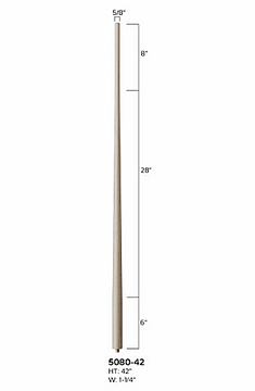 5081-42 Skandi Wood Baluster