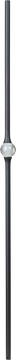LJ HOL65744 Acrylic Ball Round 5/8 Baluster