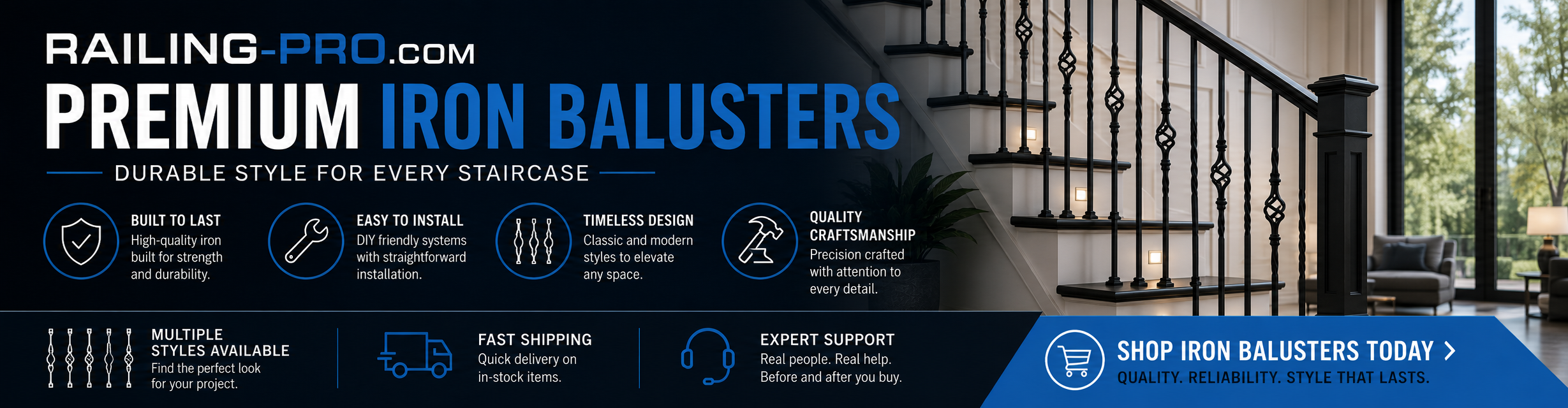 iron balusters