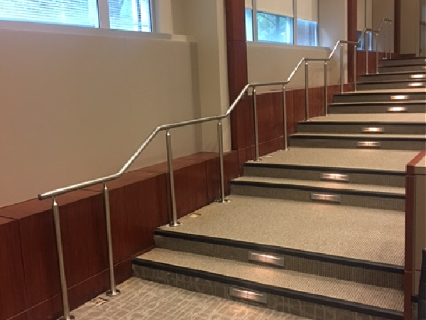 Handrail Fittings and Wall Mount + ADA