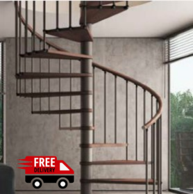 Wood Spiral Staircase