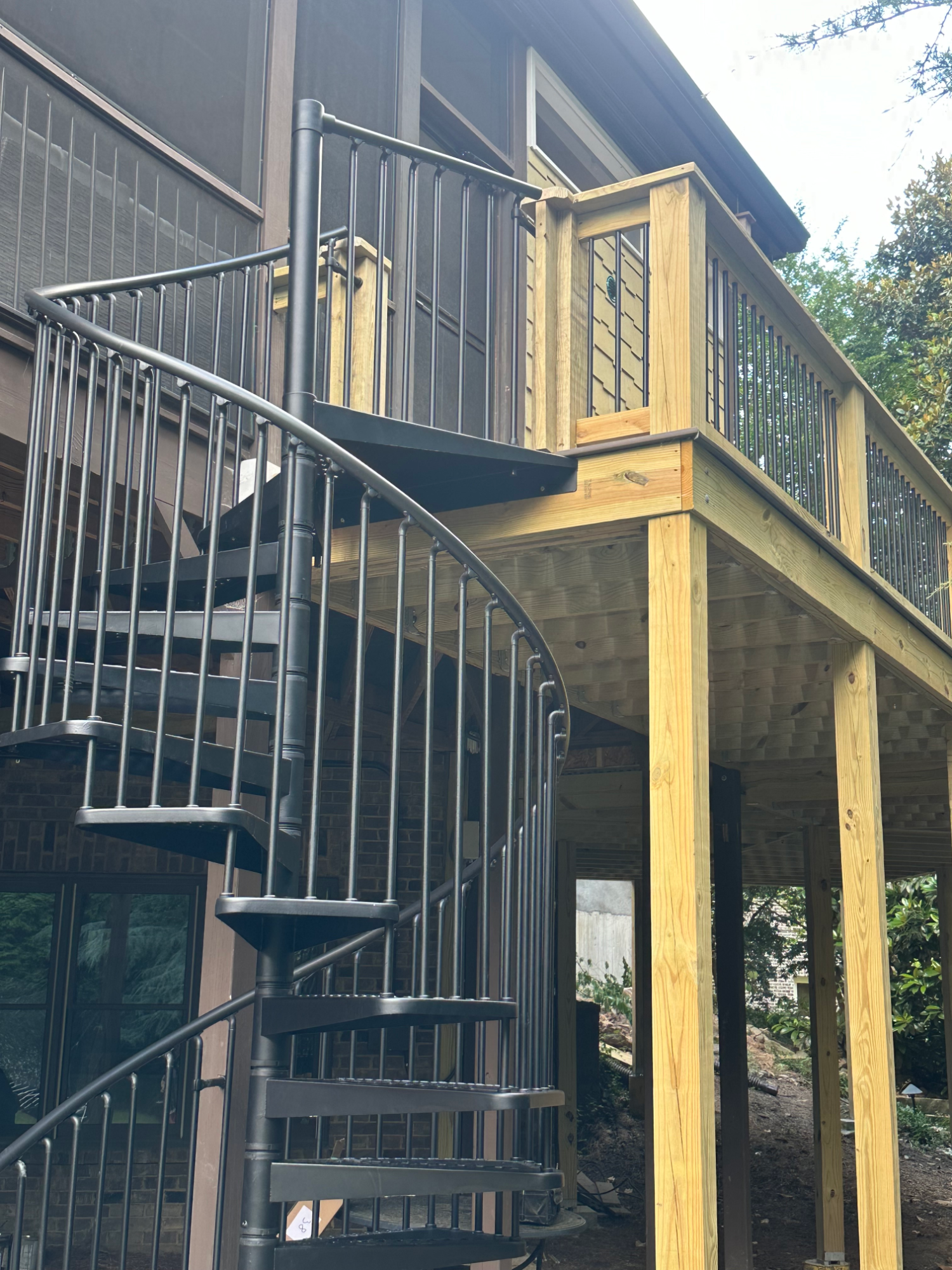 Exterior Spiral Staircase