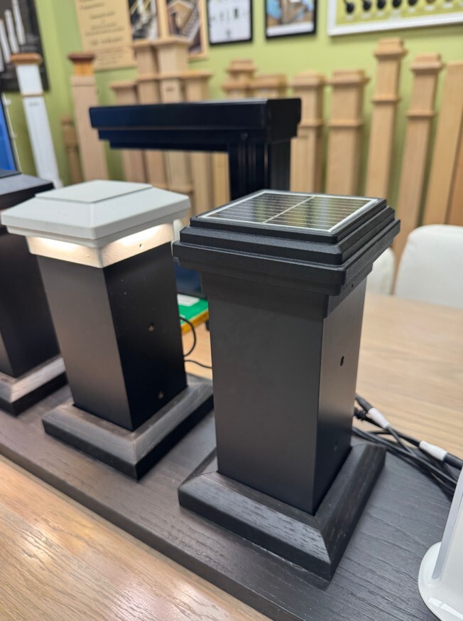 Post Caps + Lighting