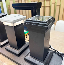 Post Caps + Lighting