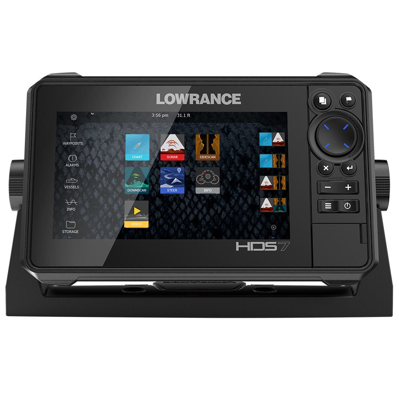 Lowrance HDS-7 LIVE w/Active Imaging 3-in-1 Transom Mount & C-MAP