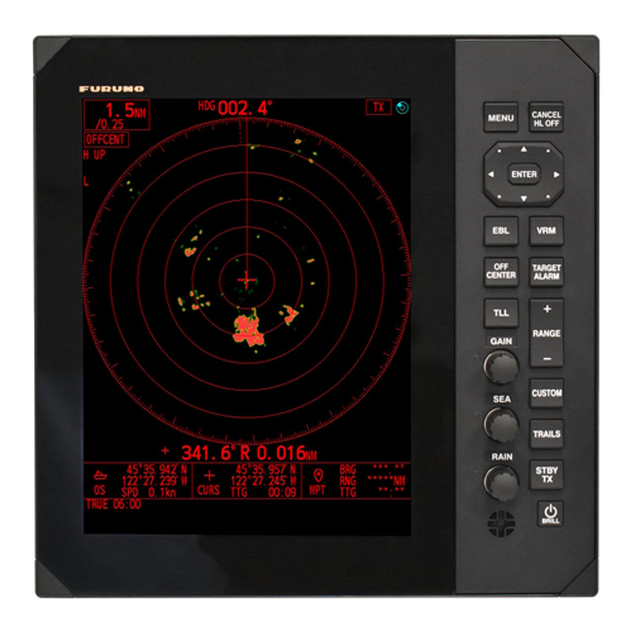 Furuno Fr-12 Color Lcd Marine Radar Display - 12 - Trionics