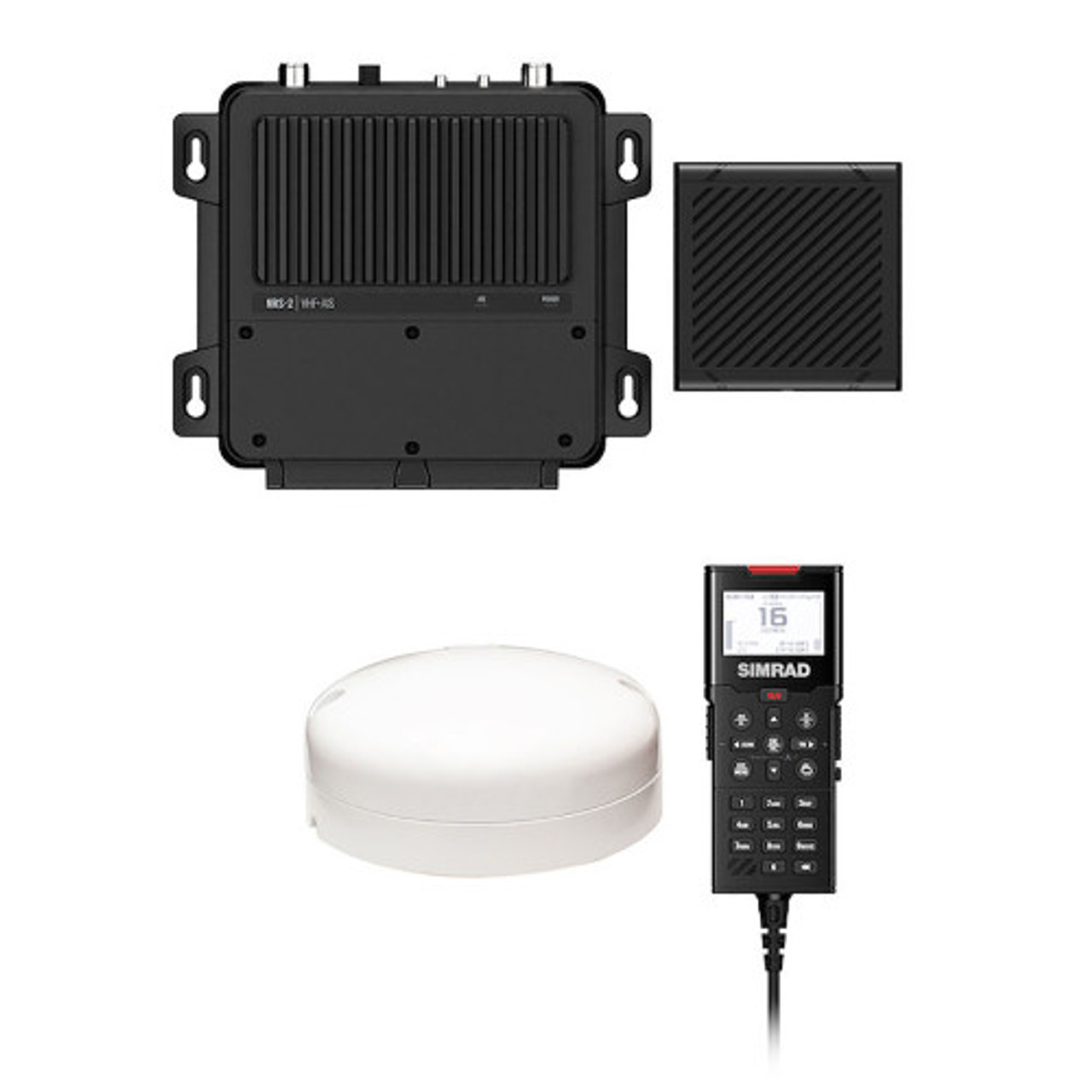 Simrad RS100-B Black Box VHF Radio w/Class B AIS GPS Antenna  [000-15792-001] Trionics