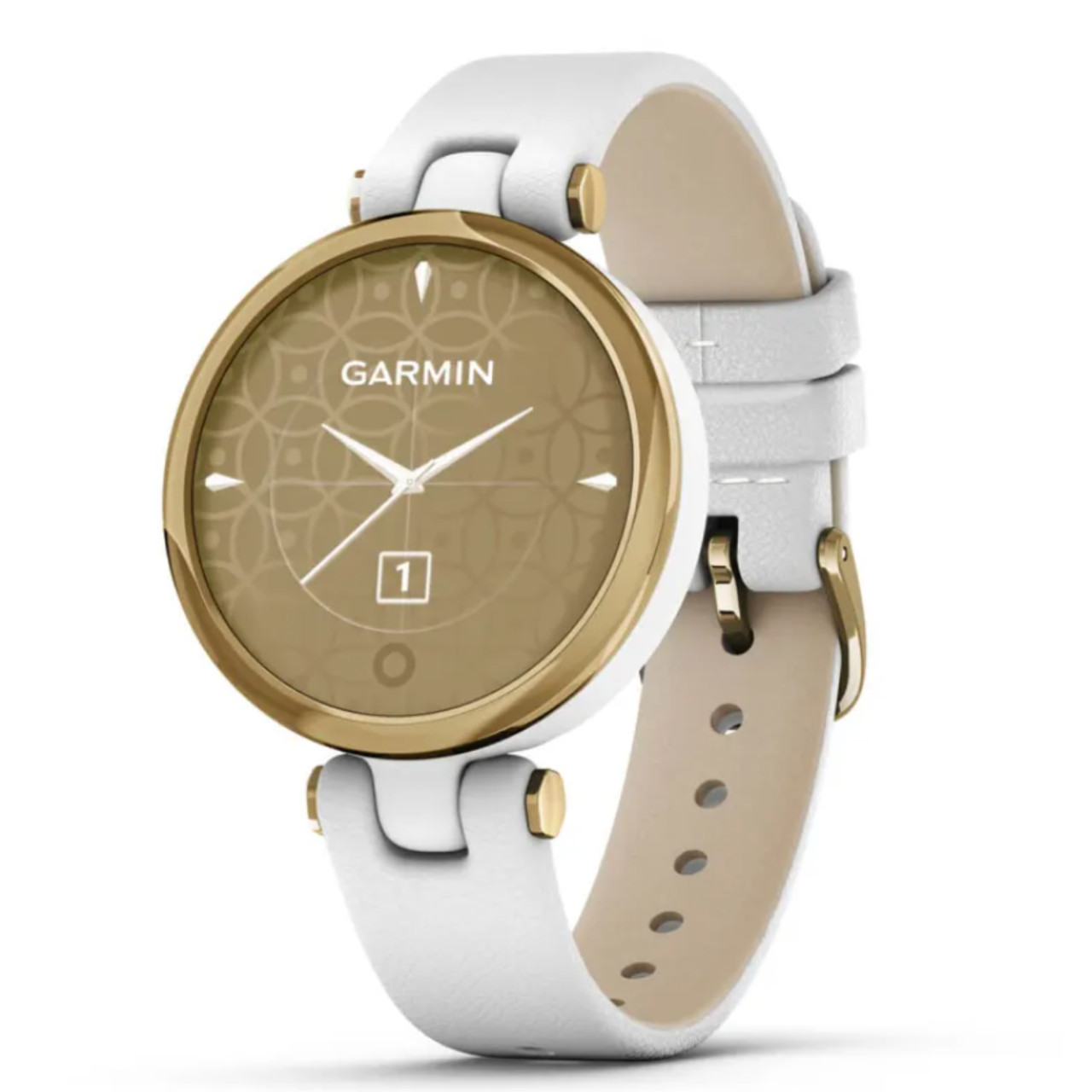 Garmin New OEM Lily® - Classic Edition Light Gold Bezel with White