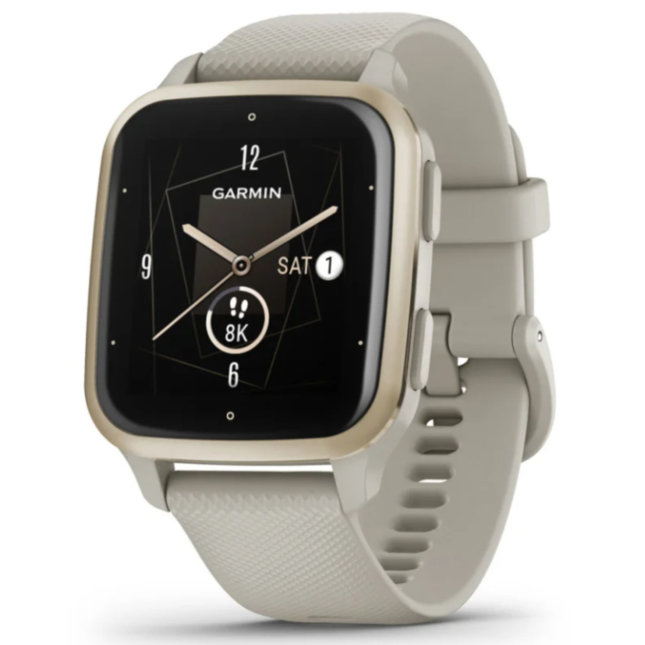 Garmin New OEM Venu? Sq 2 ? Music Cream Gold Aluminum Bezel 