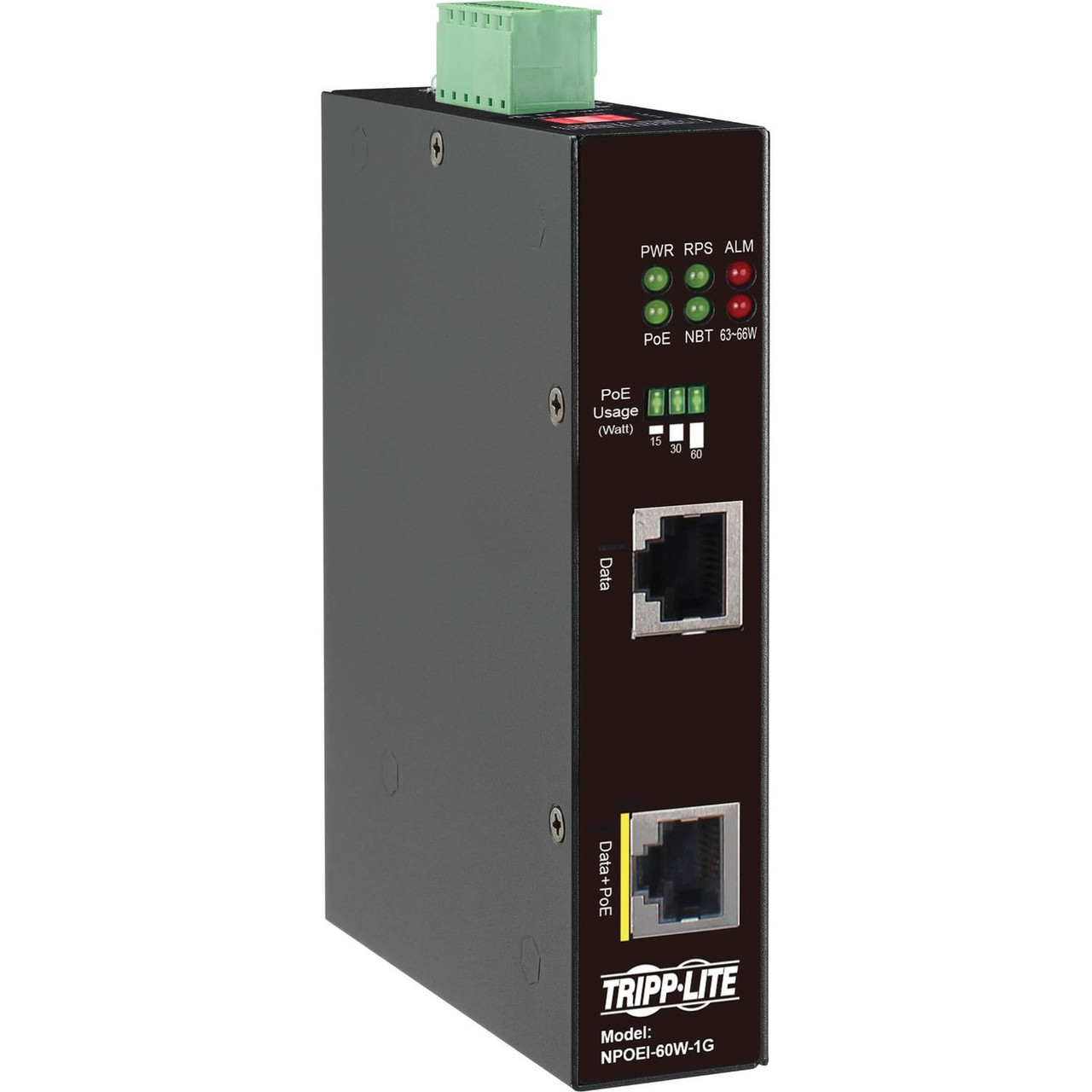60w Injector Eaton NPOEI-60W-1G - IND ETHERNET POE INJECTOR, 60W - Trionics