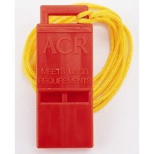 ACR 2228 WW-3 Res-Q Whistle w/ 18" (46cm) lanyard, Card