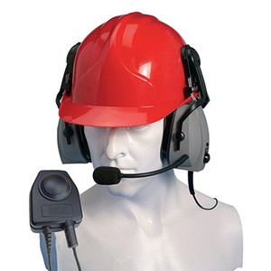 Entel CHP750HD Double ear-cup defender with large PTT (hard hat use only)