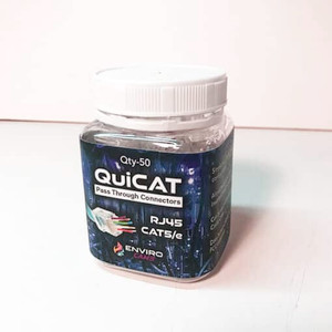 Enviro Cams EZCONNCAT550BO QuiCAT RJ45 Cat5/e Connectors