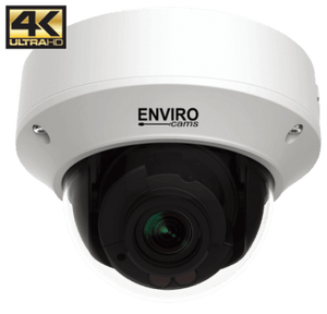 Enviro Cams IRD2-2812M-4K-PM8 Sentinel-IR IP Infared 4K Moto-Dome Security Camera