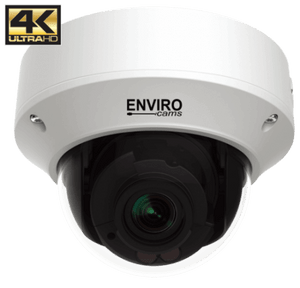 Enviro Cams IRD2-2812M-4K Sentinel-IR IP Infared 4K Moto-Dome Security Camera