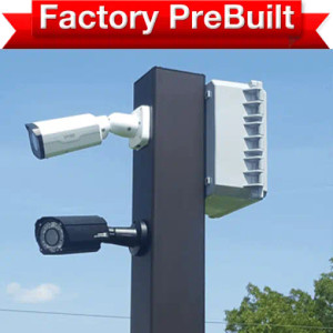 Enviro Cams EGSPB-1 Single Lane/Entry or Gate IP Security Camera System