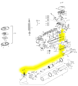 Minn kota 2002000 TUBE COMPOSITE 48"RT/SP-WHT(~)