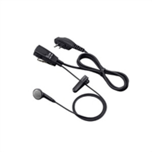 Icom HM166LA Earphone microphone with 2-pin right angle connector