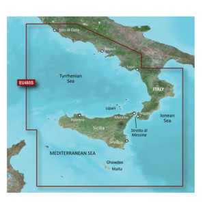Garmin 010-C0804-00  BlueChart g3 Vision HD - VEU460S - Sicily to Lido di Ostia - microSD/SD [CWR-30772]