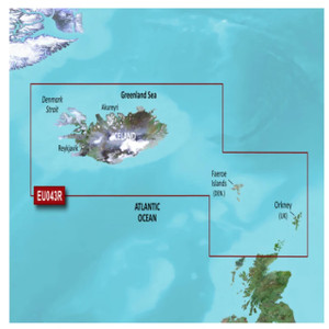 Garmin 010-C0780-20  BlueChart g3 HD - HXEU043R - Iceland  Faeroe Islands - microSD/SD [CWR-35634]