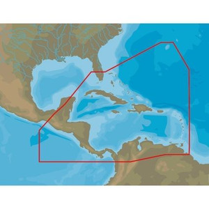 C-MAP M-NA-D065-MS THE CARIBBEAN & CENTRAL AMERICA-4D