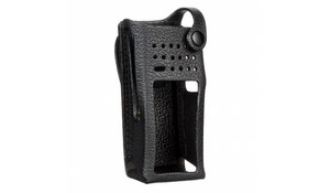 Motorola PMLN5838 Hard Leather Carry Case with 3? Fixed Belt Loop for Display Radio (XPR7550)