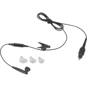 Motorola NNTN8295 Operations Critical Wireless Earbud with 45.7? cable, inline mic, BLACK.Must be ordered with NNTN8127 wireless PTT Pod