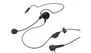 Motorola PMLN6542 Mag One Ultra-Lite Headset, behind-the-head, adjustable with boom microphone and in-line push-to-talk