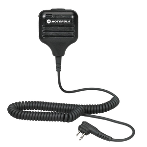 Motorola HMN9051 Remote Speaker Microphone with Coiled Cord and Swivel Clothing Clip