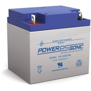 RECHARGEABLE, 12V 28Ah, SEALED LEAD ACID BATTERY