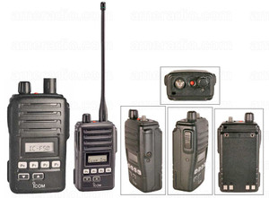 Icom IC-F60-62 I.S. UHF PORTABLE, 450-512MHZ, 128CH 5W (WITHOUT CHARGER)