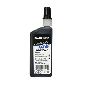INK-BLACK-KOHNR BLACK INK FOR KOHINOOR 3/4 oz. 22ml