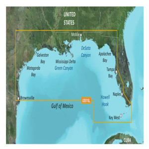 Garmin 010-C0744-00 microSD/SD CARD: VUS515L-BROWNSVILLE-KEY LARGO