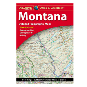 Garmin New OEM DeLorme® Atlas & Gazetteer Paper Maps Montana, 010-12655-00