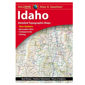 Garmin New OEM DeLorme® Atlas & Gazetteer Paper Maps Idaho, 010-13226-DA