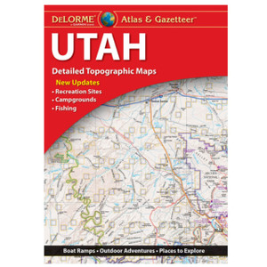 Garmin New OEM DeLorme® Atlas & Gazetteer Paper Maps (Utah), 010-13226-UT