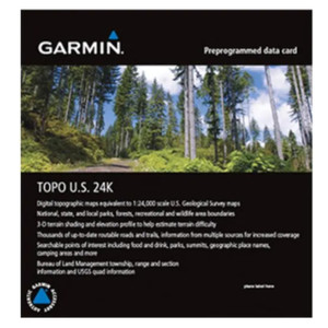Garmin New OEM TOPO U.S. 24K West microSD/SD card, 010-C1129-00