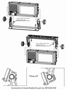COBHAM U-Mount Bracket Kit (407224A-930)