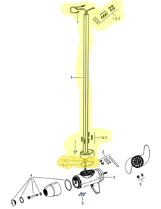 Navico 000-16378-001 COLUMN KIT,RECON,60",FW