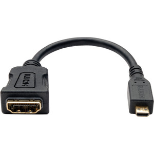 Eaton P142-06N-MICRO - 6" MICRO HDMI ADPTR CBL M/F