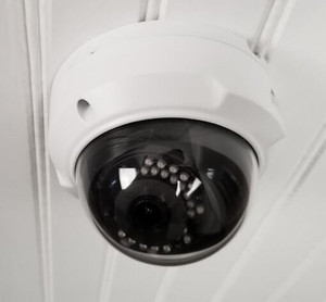 Enviro Cams Micron-IR Pocket Dome 4K IP Security Camera - 8 Megapixel with Pole Mount 8" Band Clamps